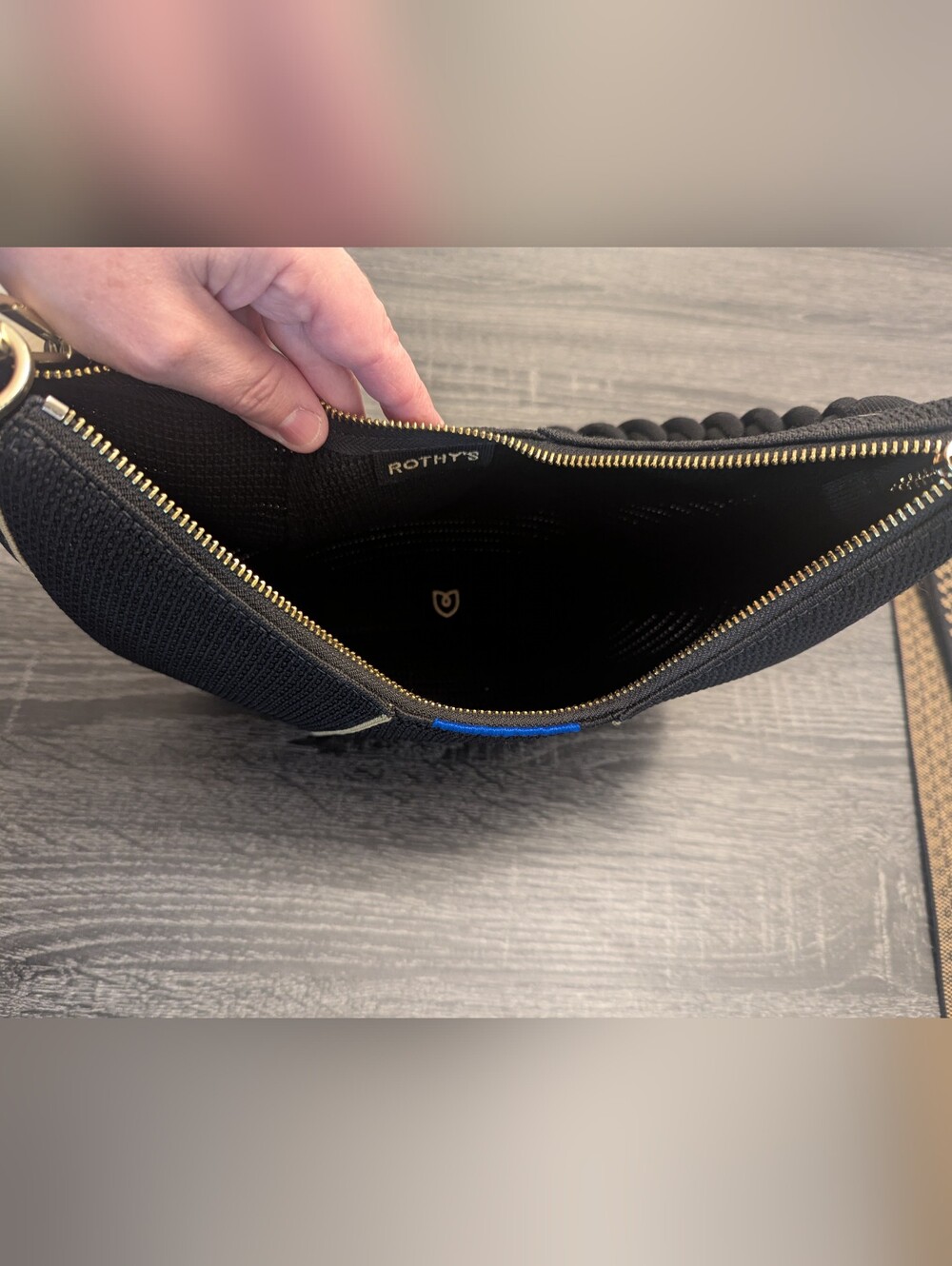 Rothys Crescent Shoulder Bag with 2 Crossbody Straps - Picture 3 of 4